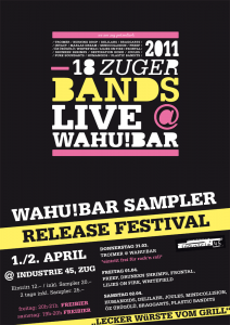 WAHU!BAR Sampler Release Festival Flyer